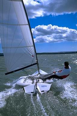 Laser EPS, Watersport en Boten, Open zeilboten, Zo goed als nieuw, Laser, 3 tot 6 meter, Polyester, Geen motor, Ophalen