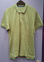 Fay italiaanse premium polo groen + blauw logo mt S 50517