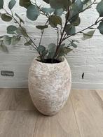 Vaas landelijk aardewerk, Huis en Inrichting, Woonaccessoires | Vazen, Gebruikt, Overige kleuren, Aardewerk of Porselein, Ophalen of Verzenden