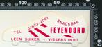 Sticker: Snackbar Feyenoord, Verzamelen, Stickers, Ophalen of Verzenden