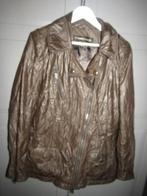 G699 Creenstone mt 44 jas bruin biker model epauletten, Bruin, Creenstone, Maat 42/44 (L), Ophalen of Verzenden