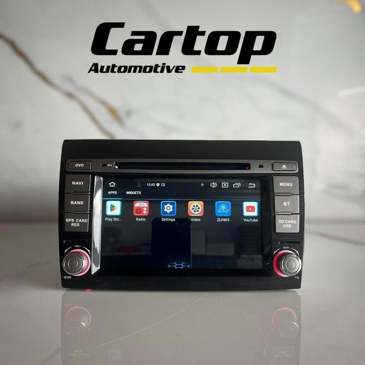 Fiat Bravo | CarPlay & Android Auto | autoradio |, Auto diversen, Autoradio's, Zo goed als nieuw, Ophalen of Verzenden