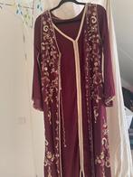 Bordeaux takshita/marokkaanse jurk M/L, Ophalen of Verzenden, Zo goed als nieuw, Rood, Overige typen