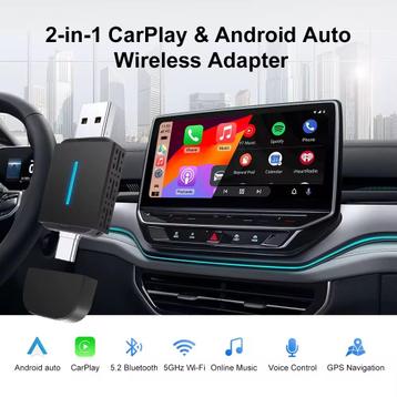 CarPlay & Android Auto Draadloze Adapter beschikbaar voor biedingen