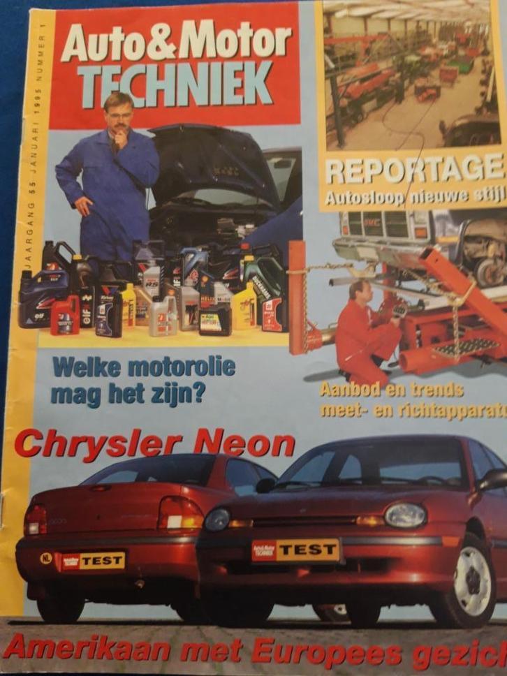 Auto & Motor Techniek 1'95 – autosloop Volvo 66 -  Neon, Boeken, Auto's | Folders en Tijdschriften, Zo goed als nieuw, Volvo, Ophalen of Verzenden