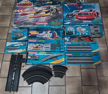 Te koop een gebruikte vintage set Carrera servo 140 racebaan