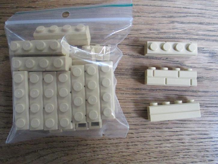 LEGO Masonry Brick/brick met baksteen-motief per 20st Tan, Kinderen en Baby's, Speelgoed | Duplo en Lego, Nieuw, Lego, Ophalen