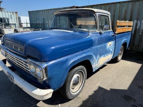 Ford F 100 Pick Up 1959 V 8 3 bak, Auto's, Oldtimers, Particulier, Ford USA, Benzine, SUV of Terreinwagen, Handgeschakeld, Achterwielaandrijving