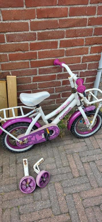 Kinderfiets met zijwieltjes  beschikbaar voor biedingen