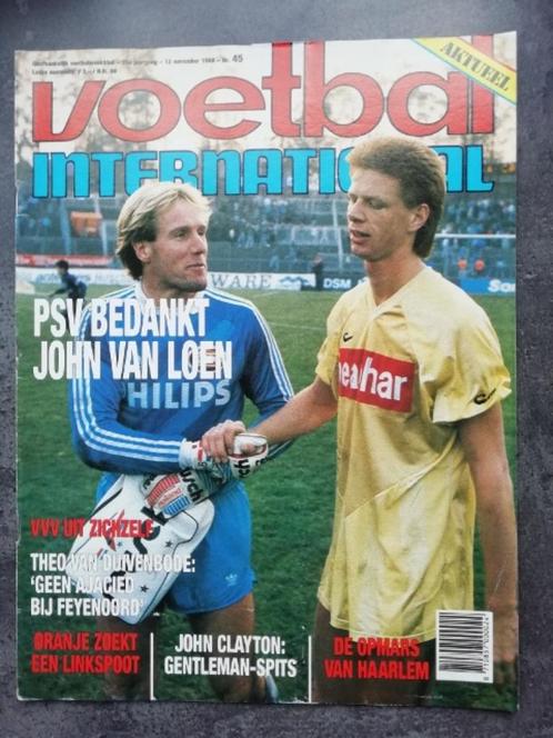 Voetbal International, 23e  jaargang, nr. 45, 1988, Verzamelen, Sportartikelen en Voetbal, Gebruikt, Boek of Tijdschrift, Ophalen