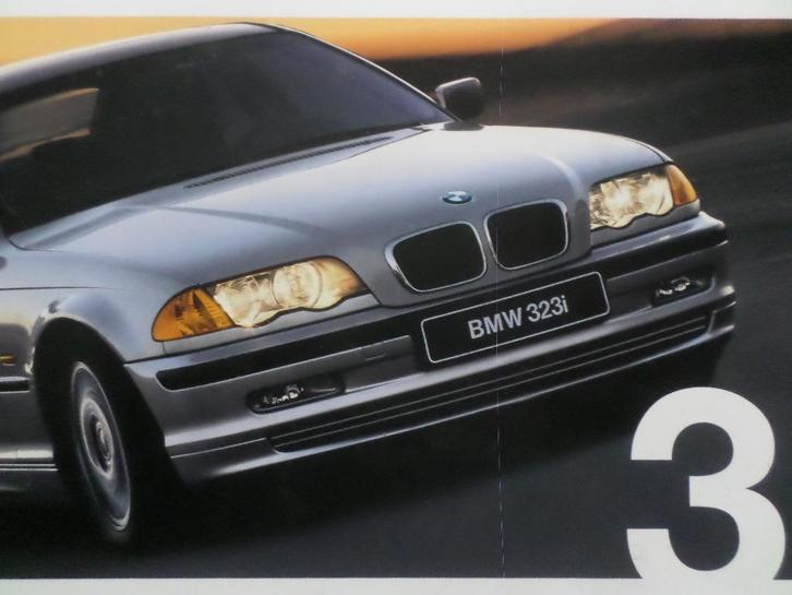 BMW Serie 3 E46 1999 Brochure, Boeken, Auto's | Folders en Tijdschriften, Zo goed als nieuw, BMW, Verzenden