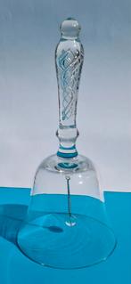 Oude glazen tafelbel slingerglas, Ophalen of Verzenden
