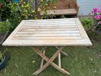 Teak hout tafeltje, Ophalen, Zo goed als nieuw, Rechthoekig, Hout