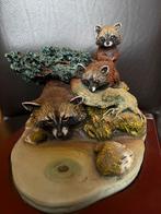 Bossons wasberen familie tafereel, Verzamelen, Beelden en Beeldjes, Ophalen, Zo goed als nieuw, Dier