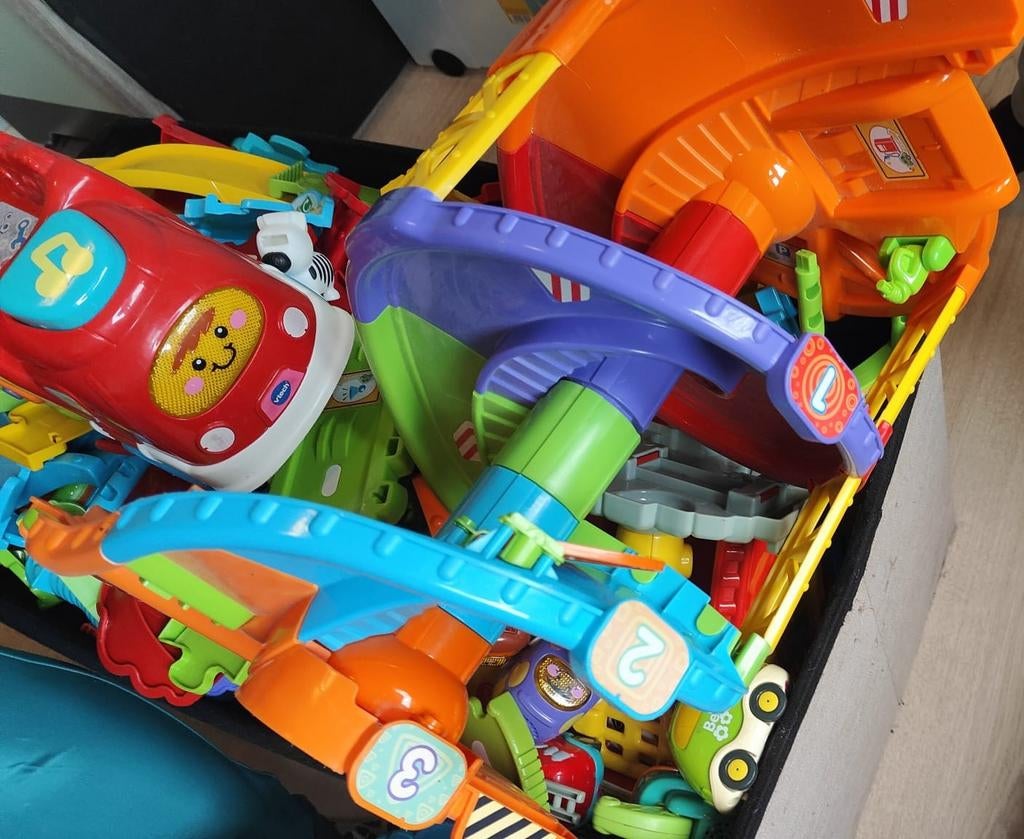 VTech Toet Toet Auto's en Banen, Ophalen, Gebruikt, Jongen of Meisje