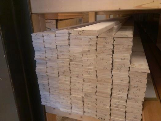 Koplat / Architraaf / Afwerklat € 0,50 p/m incl.BTW, Doe-het-zelf en Verbouw, Plinten en Afwerking, Nieuw, Lijsten, 250 cm of meer