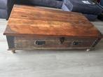 Koloniale salontafel, Huis en Inrichting, Ophalen, 100 tot 150 cm, Koloniaal, 50 tot 100 cm