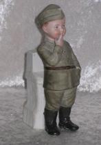 WO1 Mobilisatie Porselein Beeldje Luciferhouder 1918, Ophalen, Landmacht, Nederland, Miniatuur of Beeldje