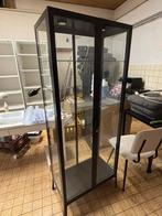 Glazen vitrine kast met verlichting, Ophalen, 50 tot 100 cm, Zo goed als nieuw, 150 tot 200 cm
