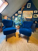 Blauwe IKEA Fauteuil - Stijlvol en Comfortabel!, Huis en Inrichting, Fauteuils, Ophalen, Gebruikt, 75 tot 100 cm, Stof