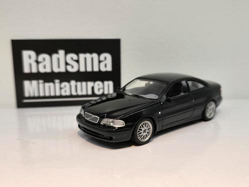 Volvo C70 Coupe Phase1 - Zwart - 1:43 Minichamps, Hobby en Vrije tijd, Modelauto's | 1:43, Zo goed als nieuw, Auto, MiniChamps