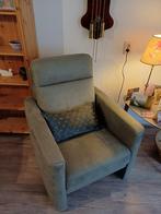 Groene fauteuil, Huis en Inrichting, Fauteuils, Ophalen, Gebruikt, 75 tot 100 cm, 50 tot 75 cm