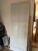 Oude deur uit jaren 30 woning, Doe-het-zelf en Verbouw, Deuren en Horren, Ophalen, Gebruikt, Binnendeur, 200 tot 215 cm