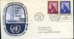 c0093 United Nations 1958 Kerk, Postzegels en Munten, Postzegels | Eerstedagenveloppen, Beschreven, Rest van de wereld, Ophalen