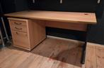 Bureau L160,B60,H72cm met ladekast op wielen, Ophalen, Gebruikt, Bureau