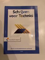 Schrijven voor Technici - Noordhoff Uitgevers, Boeken, Ophalen of Verzenden, Beta, Nieuw, MBO