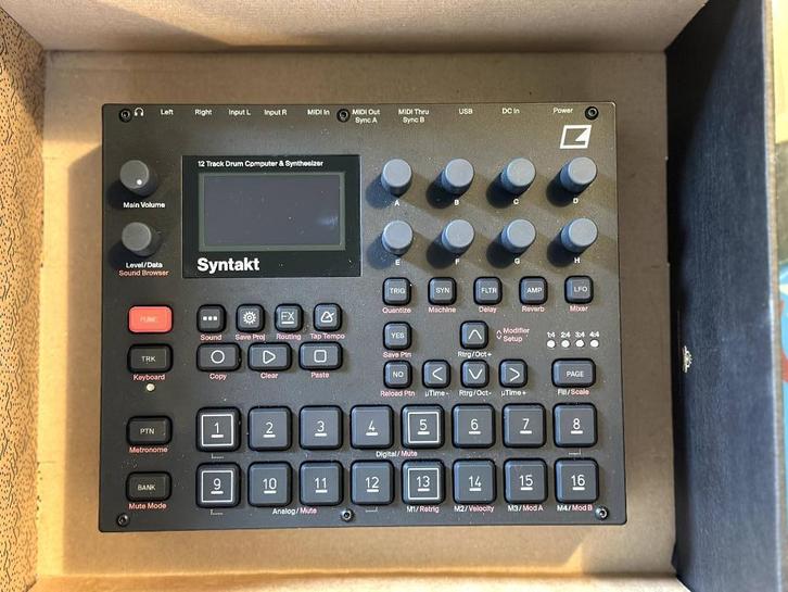 Elektron Syntakt (z.g.a.n.), Muziek en Instrumenten, Synthesizers, Zo goed als nieuw, Overige aantallen, Overige merken, Ophalen