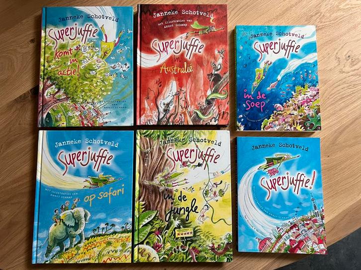 Superjuffie boeken pakket (6 stuks), Boeken, Kinderboeken | Jeugd | onder 10 jaar, Zo goed als nieuw, Fictie algemeen, Ophalen of Verzenden