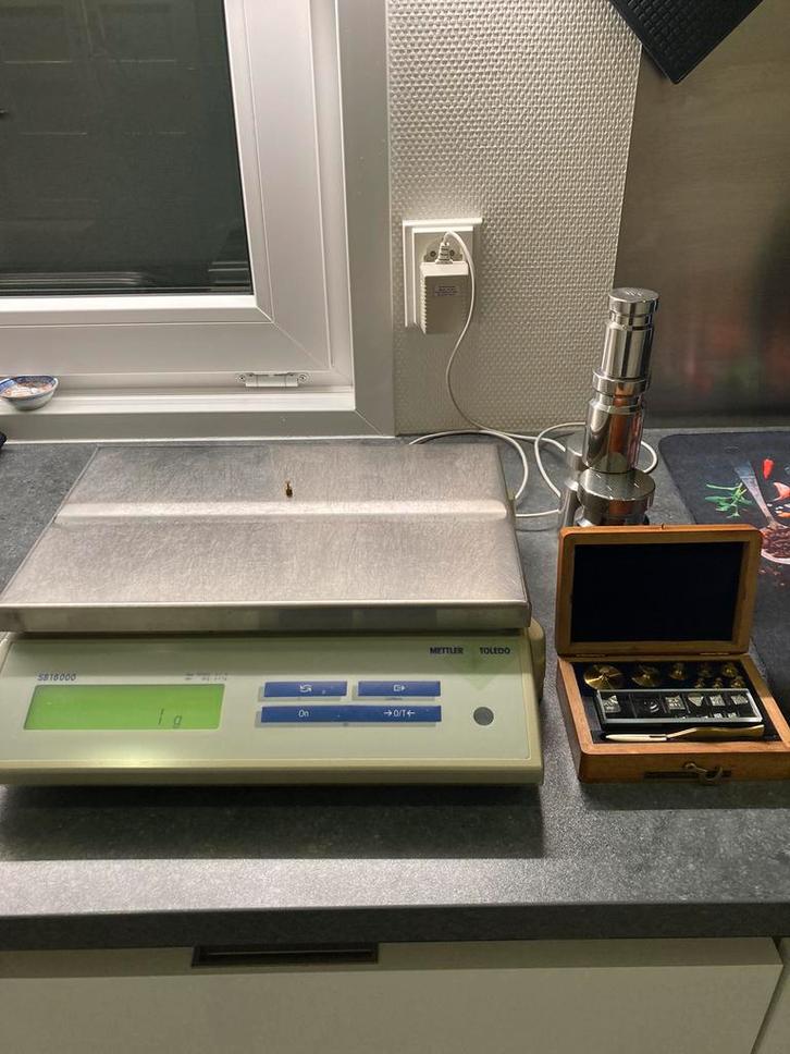 METTLER PRECISIE BOVENWEGER SB16000 16 kg op 1g, Witgoed en Apparatuur, Weegschalen, Personenweegschaal, Minder dan 10 kg, Ophalen