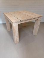 tuintafel  of keukentafel steigerhout naturel, Tuin en Terras, Ophalen, Nieuw, Vierkant, Hout