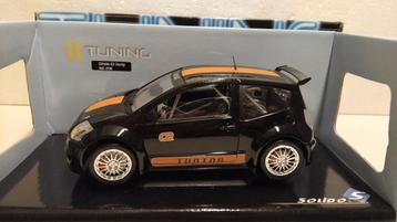 Citroen C2 Tuned black Solido metal 1:18 KRD beschikbaar voor biedingen