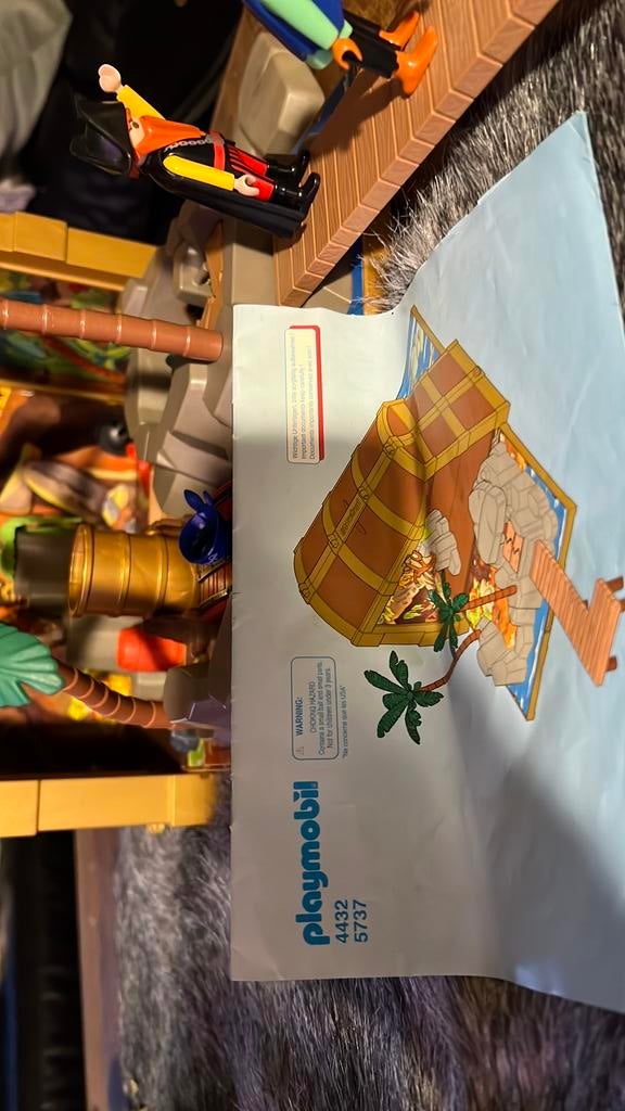 Playmobil piratenschatkist 4432/5737, Ophalen, Gebruikt, Complete set