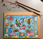 Houten kinder speelgoed vis hengel spel magnetisch, Ophalen, Gebruikt