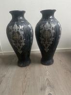 Prachtige set vazen, Huis en Inrichting, Woonaccessoires | Vazen, Ophalen, 50 tot 75 cm, Zwart, Aardewerk of Porselein