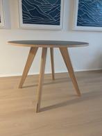 Bolia Mood Eettafel - Ø100cm - Grijs/Eiken, Ophalen, Rond, Scandinavisch, Zo goed als nieuw