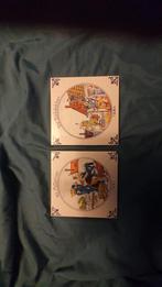 Oude tegeltjes - Dakdekker & Metselaar, Antiek en Kunst, Antiek | Wandborden en Tegels, Ophalen of Verzenden