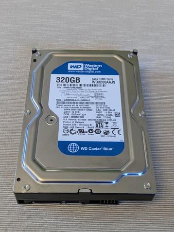Harde schijf 320 GB SATA (2 stuks) beschikbaar voor biedingen