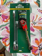 SATA 09075 Set ratelringsteeksleutels 3 pc ratcheting wrench, Ophalen of Verzenden, Nieuw
