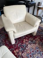 mooie wit leren FAUTEUIL gekocht bij Goossens Wonen, Ophalen, Gebruikt, 50 tot 75 cm, Leer
