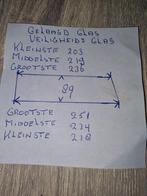 Veiligheids glas, Doe-het-zelf en Verbouw, Glas en Ramen, Ophalen, Gebruikt, Glasplaat