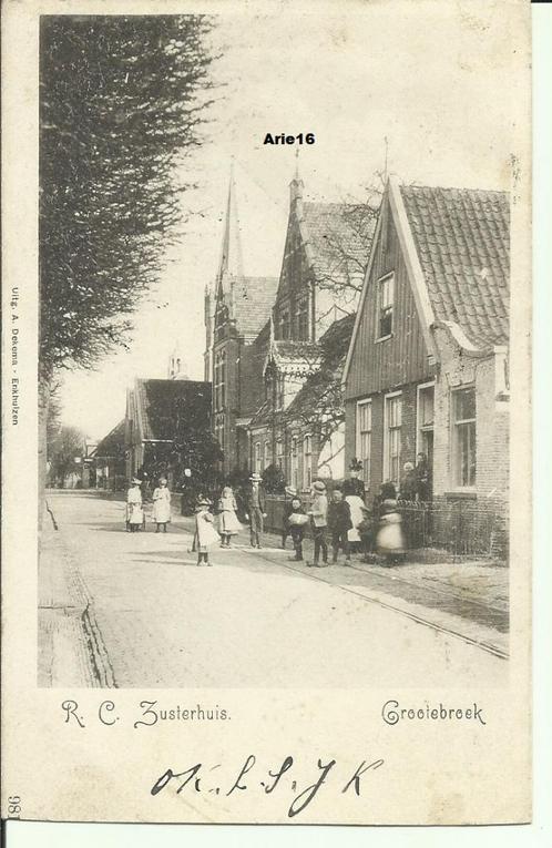 Grootebroek, Verzamelen, Ansichtkaarten | Nederland, Gelopen, Noord-Holland, Voor 1920, Verzenden