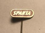 Metalen SPARTA Bromfietsmerk Speld (Rood/Metaalkleur)., Verzenden, Zo goed als nieuw, Transport, Speldje of Pin