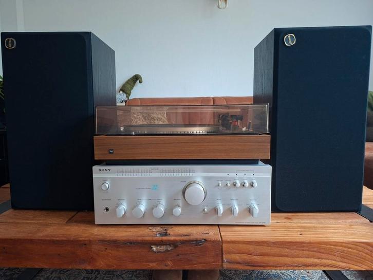 Set: Dual CS510, Sony TA-FA60, 2× Tannoy Mercury S., Audio, Tv en Foto, Stereo-sets, Gebruikt, Speakers, Sony, Ophalen