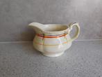Melkkan Creme oranje en zwart decor Grindley, Antiek en Kunst, Antiek | Servies los, Ophalen of Verzenden