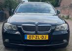 BMW 3-Serie 2.0 318 I Touring 2008 Zwart, Auto's, Zwart, Zwart, Origineel Nederlands, Handgeschakeld