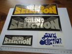 sticker oud SOUND SELECTION band muziek orkest retro ulft, Verzenden, Zo goed als nieuw, Bedrijf of Vereniging